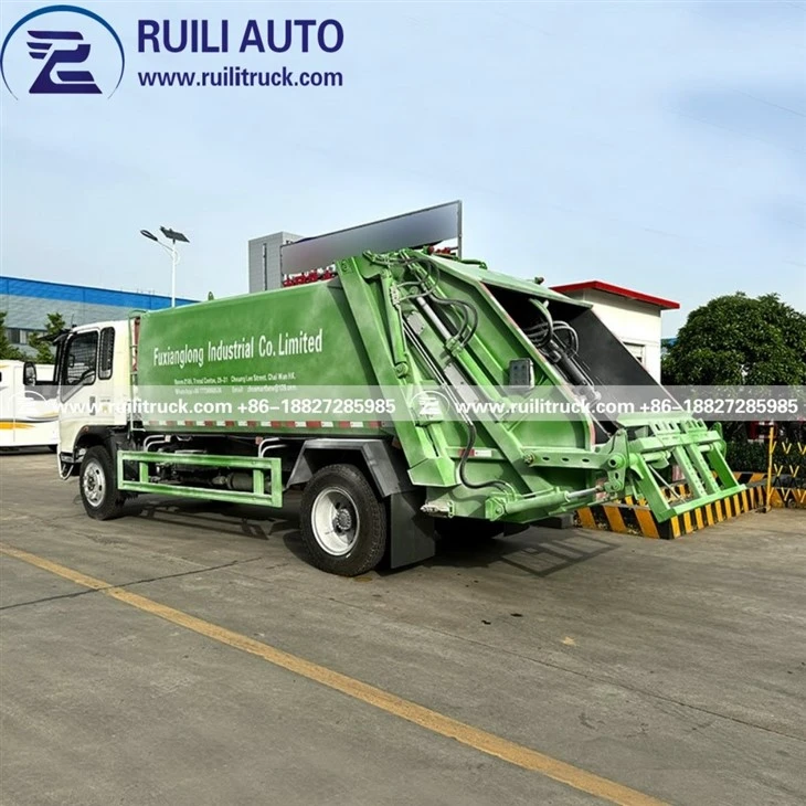 Howo 9 CBM 4x2 Small Compressing Rubbish Truck For Sale suppliers