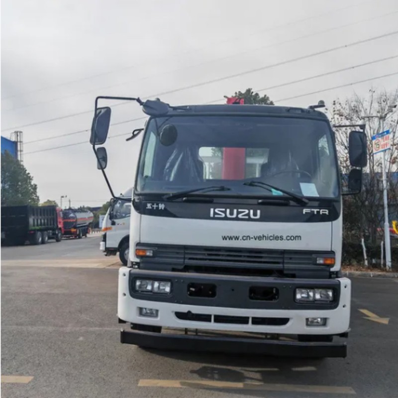 ISuzu 8X4 Euro 5 Mounted Straight Crane Truck ISuzu 8X4 Euro 5 Mounted Straight Crane Truck